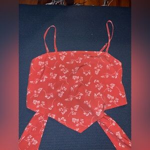 Abercrombie tie back tank top